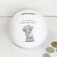 Personalised Me to You Page Boy Usher Wedding Money Jar Extra Image 3 Preview